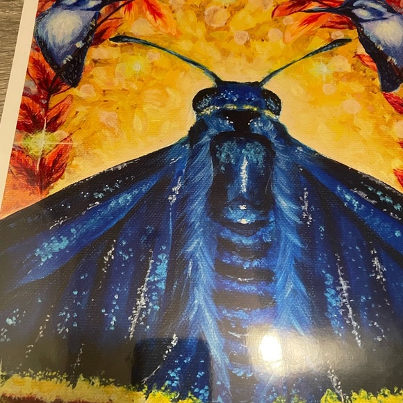 Art print! print of moth and hummingbirds 🖼 - Picture 3 of 9